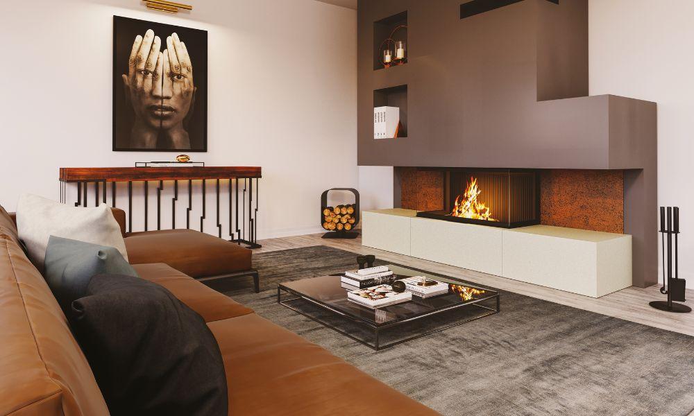 Cheminée avec insert bois Cheminée avec insert bois